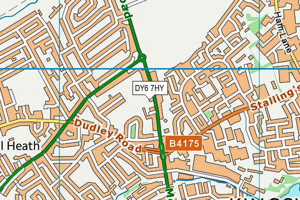DY6 7HY map - OS VectorMap District (Ordnance Survey) DY6 7HY map - OS VectorMap District (Ordnance Survey)