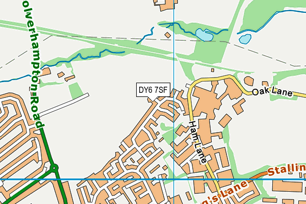 DY6 7SF map - OS VectorMap District (Ordnance Survey) DY6 7SF map - OS VectorMap District (Ordnance Survey)