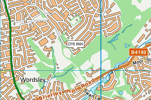 DY6 8NH map - OS VectorMap District (Ordnance Survey) DY6 8NH map - OS VectorMap District (Ordnance Survey)
