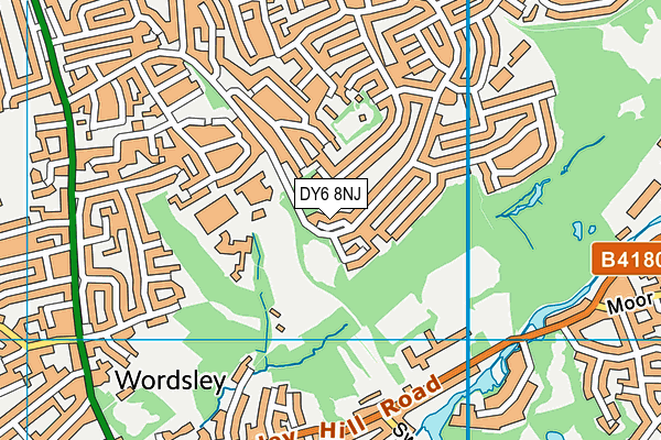 DY6 8NJ map - OS VectorMap District (Ordnance Survey)