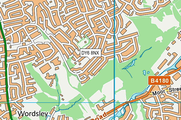 DY6 8NX map - OS VectorMap District (Ordnance Survey)