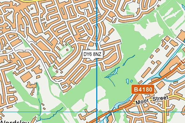 DY6 8NZ map - OS VectorMap District (Ordnance Survey) DY6 8NZ map - OS VectorMap District (Ordnance Survey)