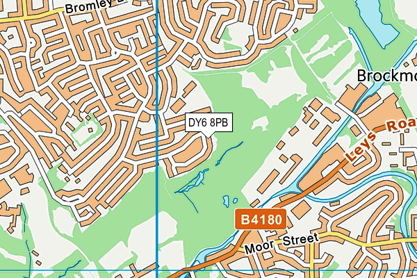 DY6 8PB map - OS VectorMap District (Ordnance Survey) DY6 8PB map - OS VectorMap District (Ordnance Survey)