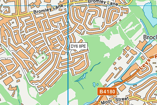 DY6 8PE map - OS VectorMap District (Ordnance Survey) DY6 8PE map - OS VectorMap District (Ordnance Survey)