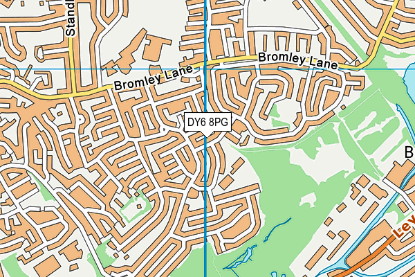 DY6 8PG map - OS VectorMap District (Ordnance Survey) DY6 8PG map - OS VectorMap District (Ordnance Survey)