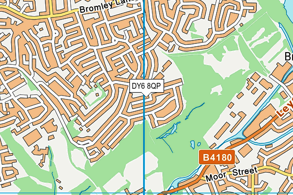DY6 8QP map - OS VectorMap District (Ordnance Survey) DY6 8QP map - OS VectorMap District (Ordnance Survey)