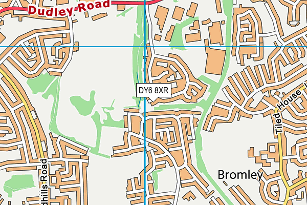 DY6 8XR map - OS VectorMap District (Ordnance Survey) DY6 8XR map - OS VectorMap District (Ordnance Survey)