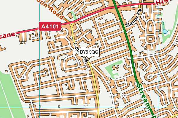 DY6 9QG map - OS VectorMap District (Ordnance Survey) DY6 9QG map - OS VectorMap District (Ordnance Survey)