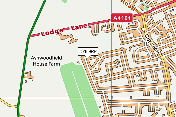 DY6 9RP map - OS VectorMap District (Ordnance Survey) DY6 9RP map - OS VectorMap District (Ordnance Survey)