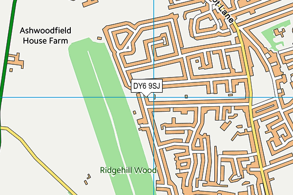 DY6 9SJ map - OS VectorMap District (Ordnance Survey) DY6 9SJ map - OS VectorMap District (Ordnance Survey)
