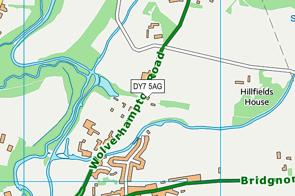 DY7 5AG map - OS VectorMap District (Ordnance Survey) DY7 5AG map - OS VectorMap District (Ordnance Survey)