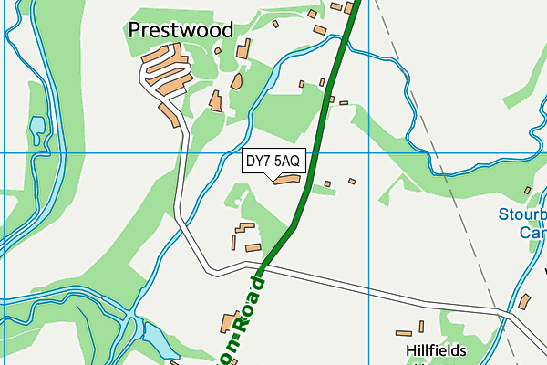 DY7 5AQ map - OS VectorMap District (Ordnance Survey) DY7 5AQ map - OS VectorMap District (Ordnance Survey)