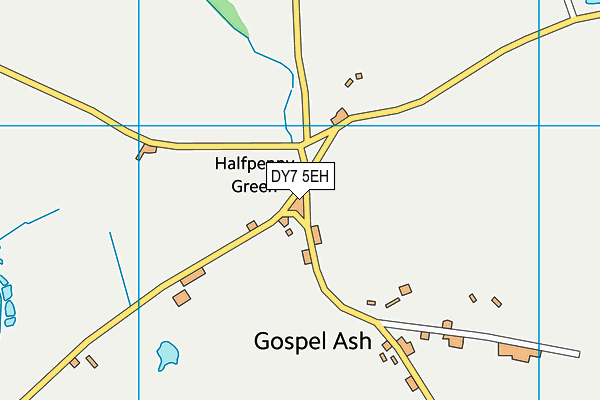 DY7 5EH map - OS VectorMap District (Ordnance Survey) DY7 5EH map - OS VectorMap District (Ordnance Survey)