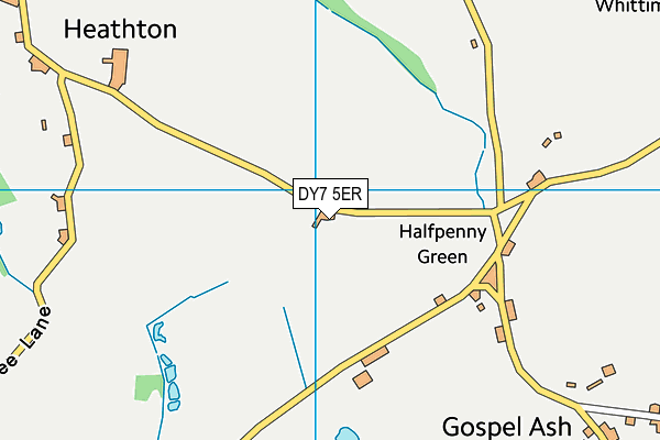 DY7 5ER map - OS VectorMap District (Ordnance Survey) DY7 5ER map - OS VectorMap District (Ordnance Survey)