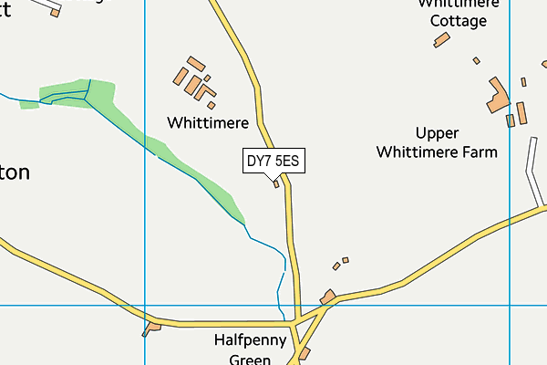 DY7 5ES map - OS VectorMap District (Ordnance Survey) DY7 5ES map - OS VectorMap District (Ordnance Survey)