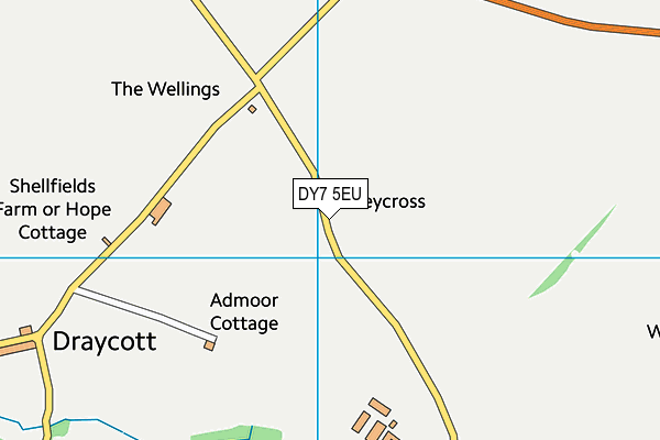 DY7 5EU map - OS VectorMap District (Ordnance Survey) DY7 5EU map - OS VectorMap District (Ordnance Survey)