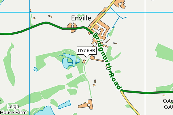 DY7 5HB map - OS VectorMap District (Ordnance Survey)