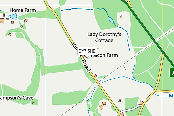 DY7 5HE map - OS VectorMap District (Ordnance Survey) DY7 5HE map - OS VectorMap District (Ordnance Survey)
