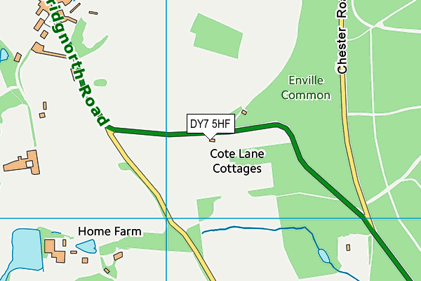 DY7 5HF map - OS VectorMap District (Ordnance Survey) DY7 5HF map - OS VectorMap District (Ordnance Survey)