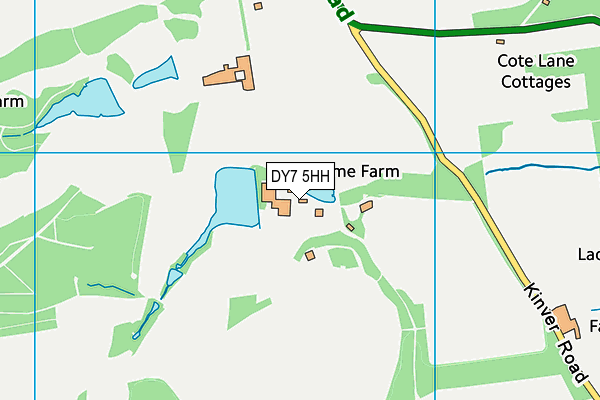DY7 5HH map - OS VectorMap District (Ordnance Survey) DY7 5HH map - OS VectorMap District (Ordnance Survey)