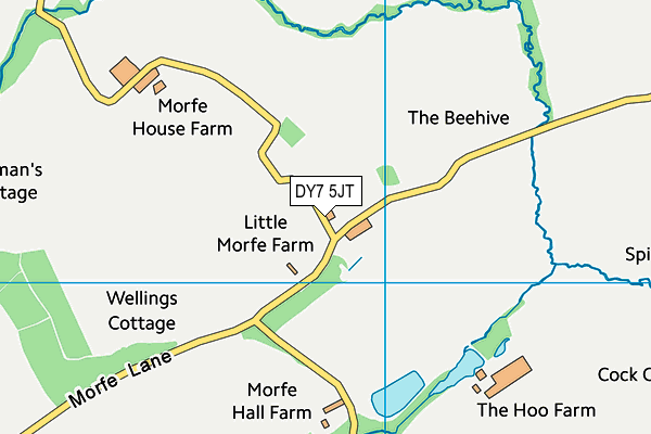 DY7 5JT map - OS VectorMap District (Ordnance Survey) DY7 5JT map - OS VectorMap District (Ordnance Survey)