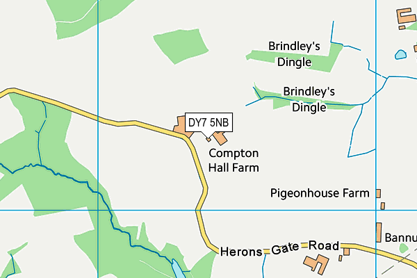 DY7 5NB map - OS VectorMap District (Ordnance Survey) DY7 5NB map - OS VectorMap District (Ordnance Survey)