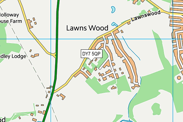 DY7 5QP map - OS VectorMap District (Ordnance Survey) DY7 5QP map - OS VectorMap District (Ordnance Survey)