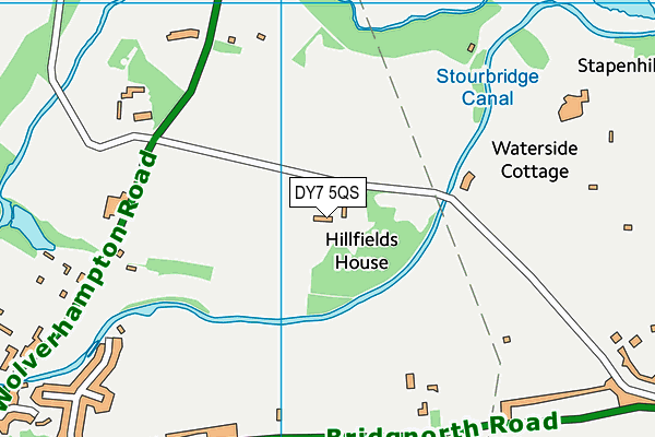 DY7 5QS map - OS VectorMap District (Ordnance Survey) DY7 5QS map - OS VectorMap District (Ordnance Survey)