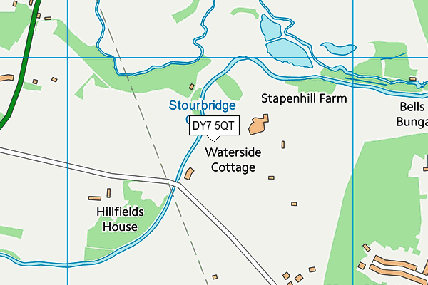 DY7 5QT map - OS VectorMap District (Ordnance Survey) DY7 5QT map - OS VectorMap District (Ordnance Survey)