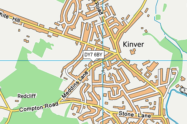 DY7 6BY map - OS VectorMap District (Ordnance Survey) DY7 6BY map - OS VectorMap District (Ordnance Survey)