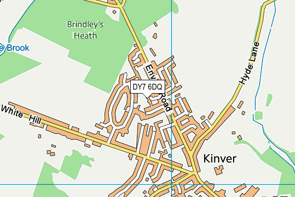 DY7 6DQ map - OS VectorMap District (Ordnance Survey) DY7 6DQ map - OS VectorMap District (Ordnance Survey)