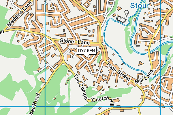 DY7 6EN map - OS VectorMap District (Ordnance Survey) DY7 6EN map - OS VectorMap District (Ordnance Survey)