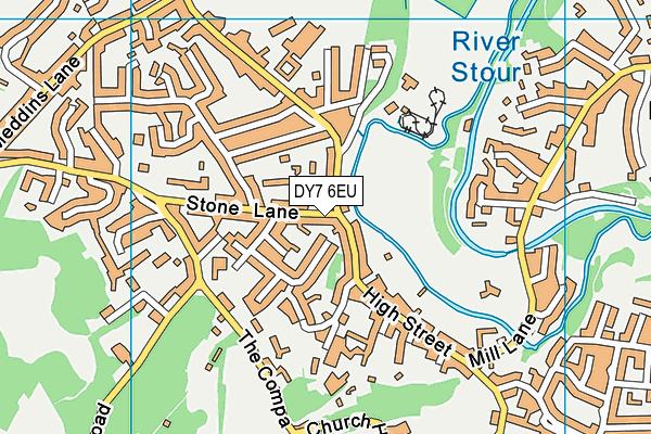 DY7 6EU map - OS VectorMap District (Ordnance Survey) DY7 6EU map - OS VectorMap District (Ordnance Survey)
