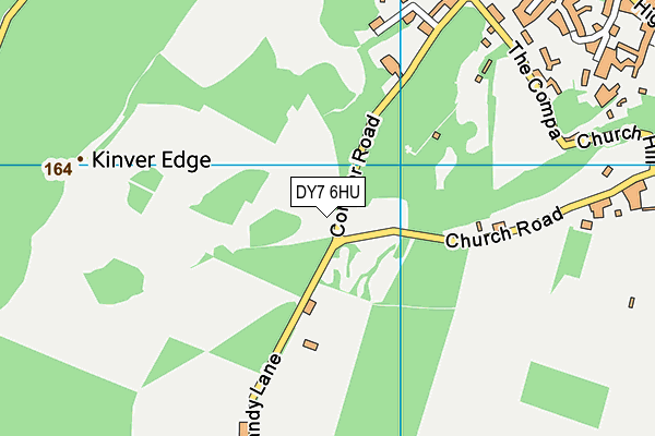 DY7 6HU map - OS VectorMap District (Ordnance Survey) DY7 6HU map - OS VectorMap District (Ordnance Survey)