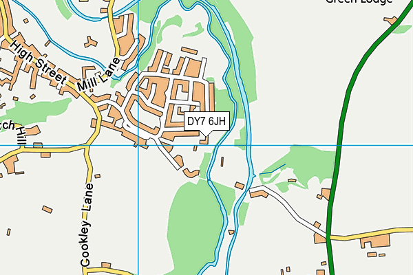 DY7 6JH map - OS VectorMap District (Ordnance Survey) DY7 6JH map - OS VectorMap District (Ordnance Survey)