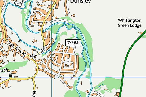 DY7 6JJ map - OS VectorMap District (Ordnance Survey) DY7 6JJ map - OS VectorMap District (Ordnance Survey)