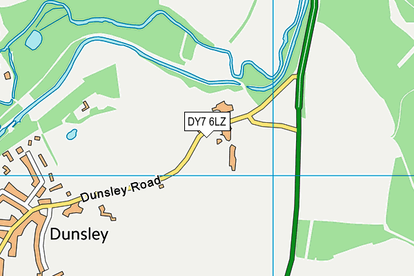 DY7 6LZ map - OS VectorMap District (Ordnance Survey) DY7 6LZ map - OS VectorMap District (Ordnance Survey)