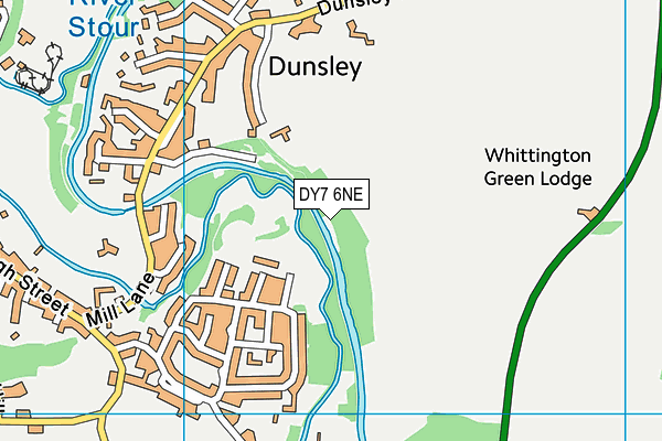 DY7 6NE map - OS VectorMap District (Ordnance Survey) DY7 6NE map - OS VectorMap District (Ordnance Survey)