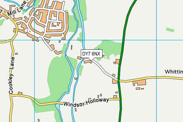 DY7 6NX map - OS VectorMap District (Ordnance Survey) DY7 6NX map - OS VectorMap District (Ordnance Survey)