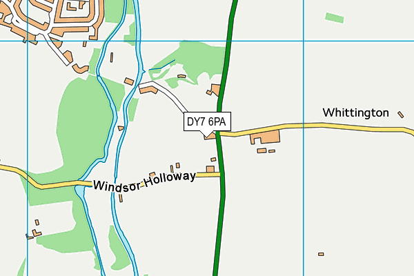 DY7 6PA map - OS VectorMap District (Ordnance Survey) DY7 6PA map - OS VectorMap District (Ordnance Survey)