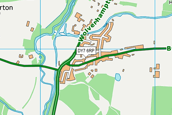 DY7 6RP map - OS VectorMap District (Ordnance Survey)