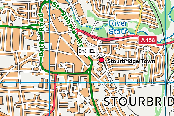 DY8 1EL map - OS VectorMap District (Ordnance Survey) DY8 1EL map - OS VectorMap District (Ordnance Survey)