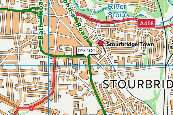 DY8 1QG map - OS VectorMap District (Ordnance Survey) DY8 1QG map - OS VectorMap District (Ordnance Survey)