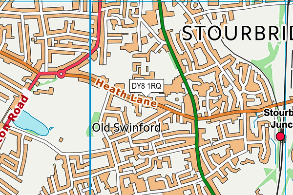 DY8 1RQ map - OS VectorMap District (Ordnance Survey) DY8 1RQ map - OS VectorMap District (Ordnance Survey)