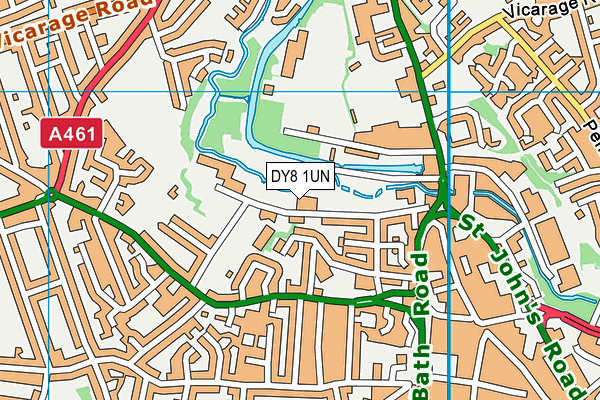 DY8 1UN map - OS VectorMap District (Ordnance Survey) DY8 1UN map - OS VectorMap District (Ordnance Survey)