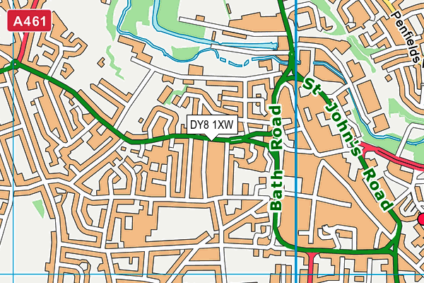 DY8 1XW map - OS VectorMap District (Ordnance Survey) DY8 1XW map - OS VectorMap District (Ordnance Survey)