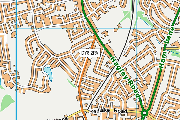 DY8 2PA map - OS VectorMap District (Ordnance Survey) DY8 2PA map - OS VectorMap District (Ordnance Survey)
