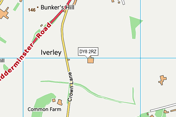 DY8 2RZ map - OS VectorMap District (Ordnance Survey) DY8 2RZ map - OS VectorMap District (Ordnance Survey)