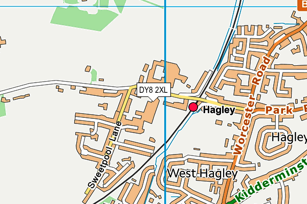 DY8 2XL map - OS VectorMap District (Ordnance Survey) DY8 2XL map - OS VectorMap District (Ordnance Survey)