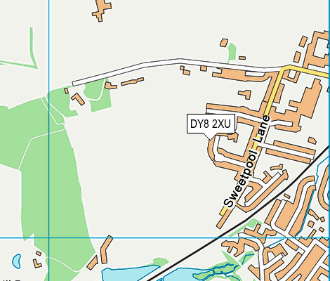 DY8 2XU map - OS VectorMap District (Ordnance Survey) DY8 2XU map - OS VectorMap District (Ordnance Survey)